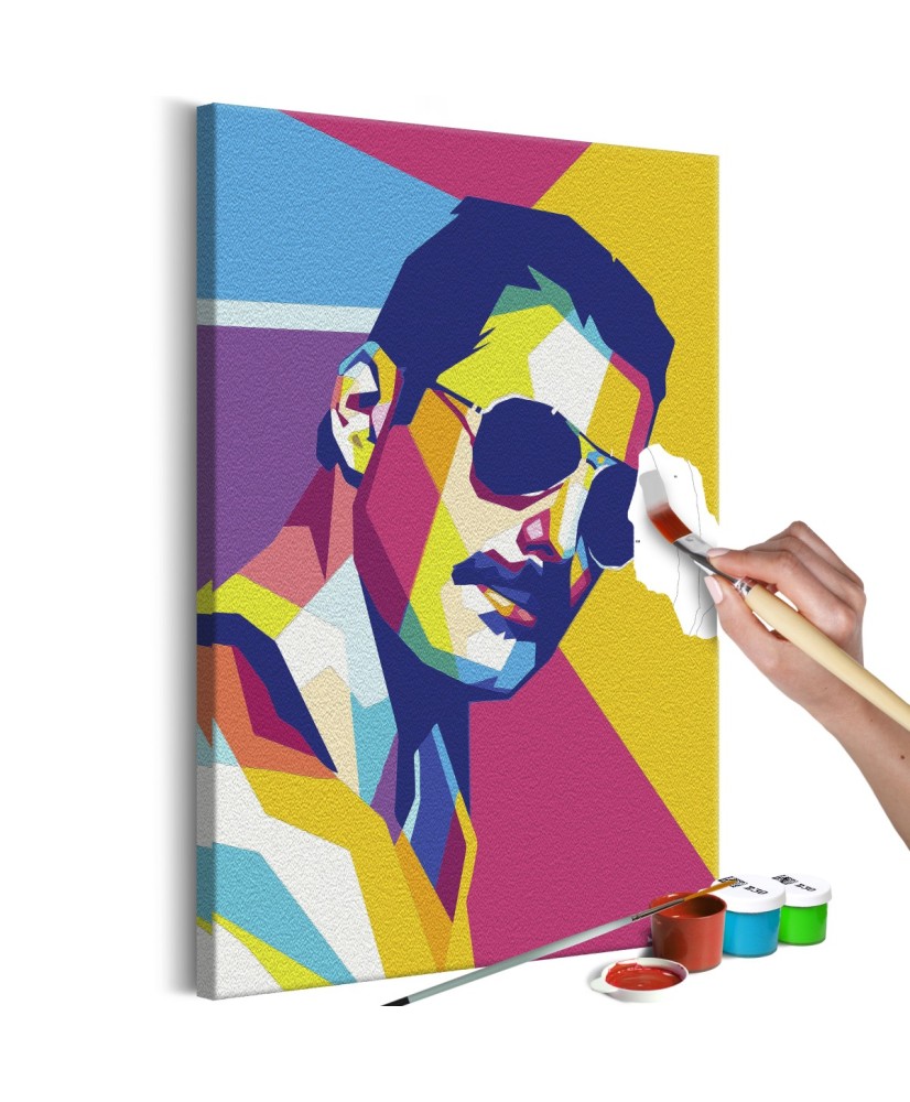 Pasidaryk pats  paveikslas ant drobės  Colourful Freddie