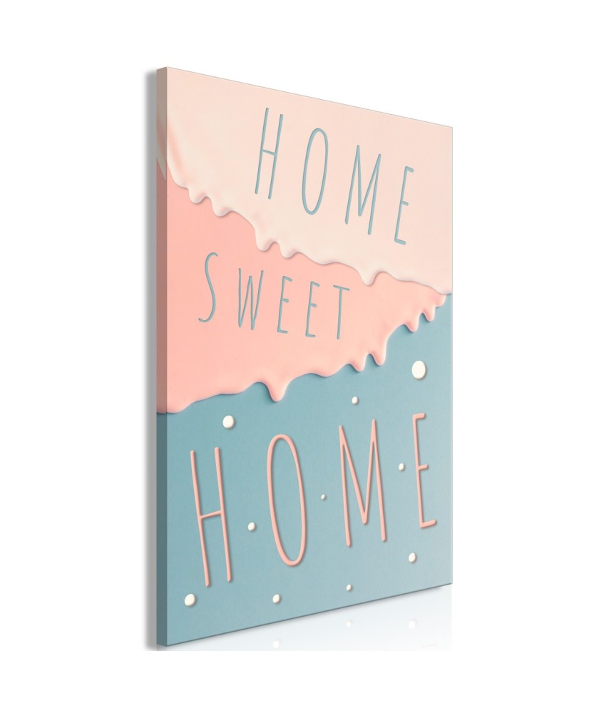 Paveikslas  Inscriptions Home Sweet Home (1 Part) Vertical