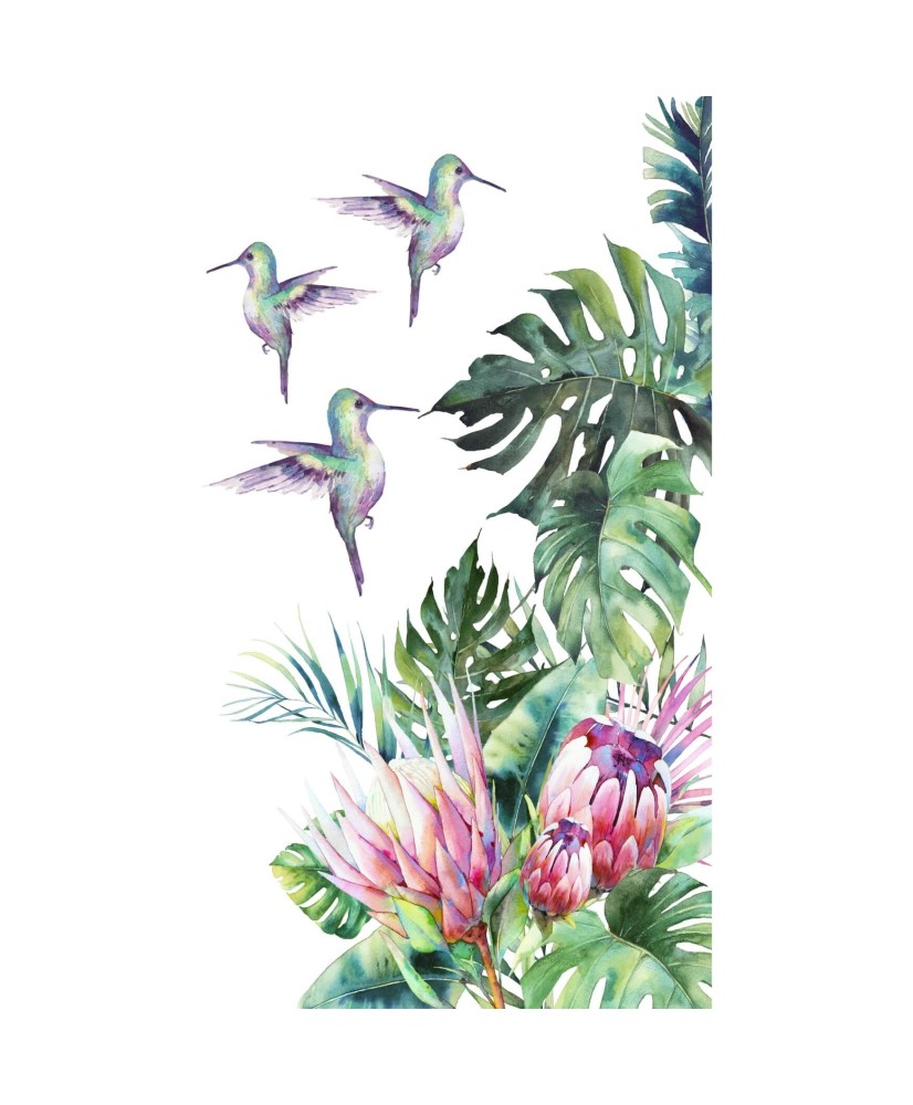 Interjero lipdukas - Trys kolibriai