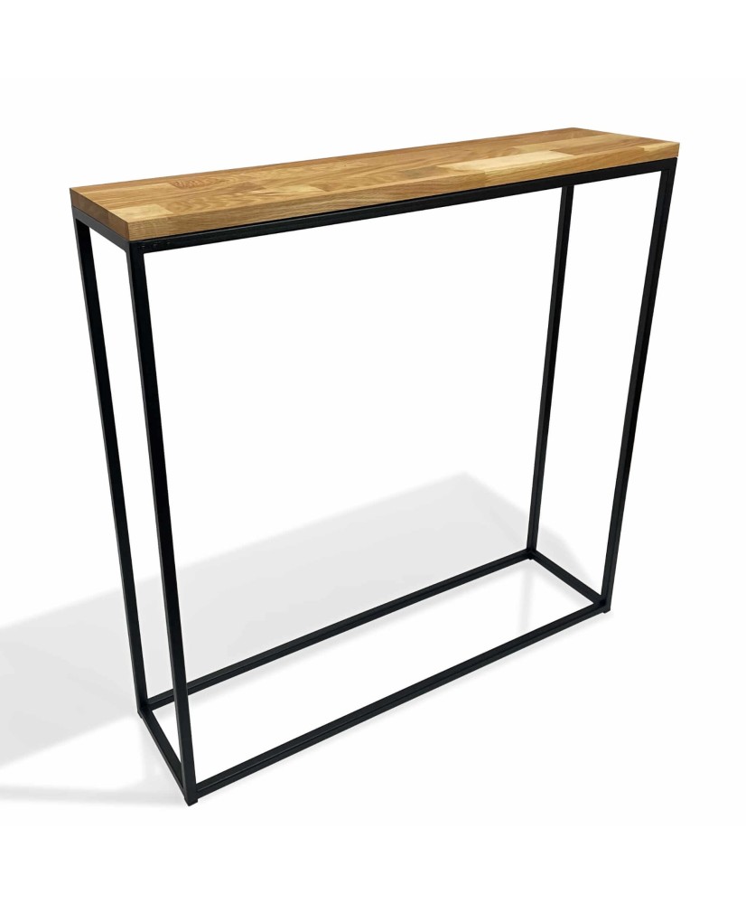 Konsolė - Loft  80X80X20cm. Vienos lentynos