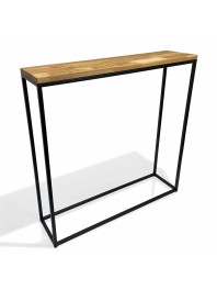 Konsolė - Loft  80X80X20cm. Vienos lentynos