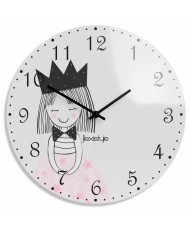 Sieninis laikrodis su spauda - Princesė