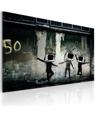 Paveikslas  TV heads dance (Banksy)
