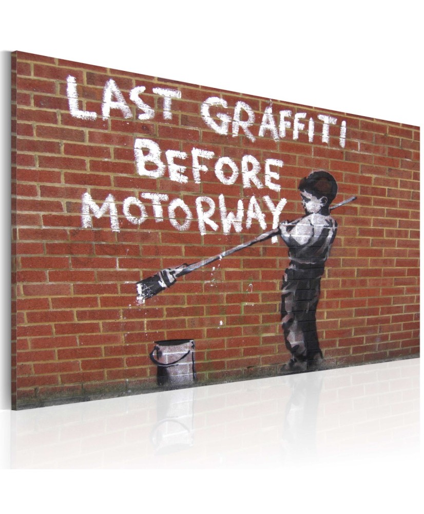 Paveikslas  Last graffiti before motorway (Banksy)