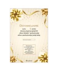 30 € vertės dovanų kuponas