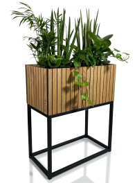 Vazonas augalams - Loft Fiorino ąžuolinis 42x22x50cm