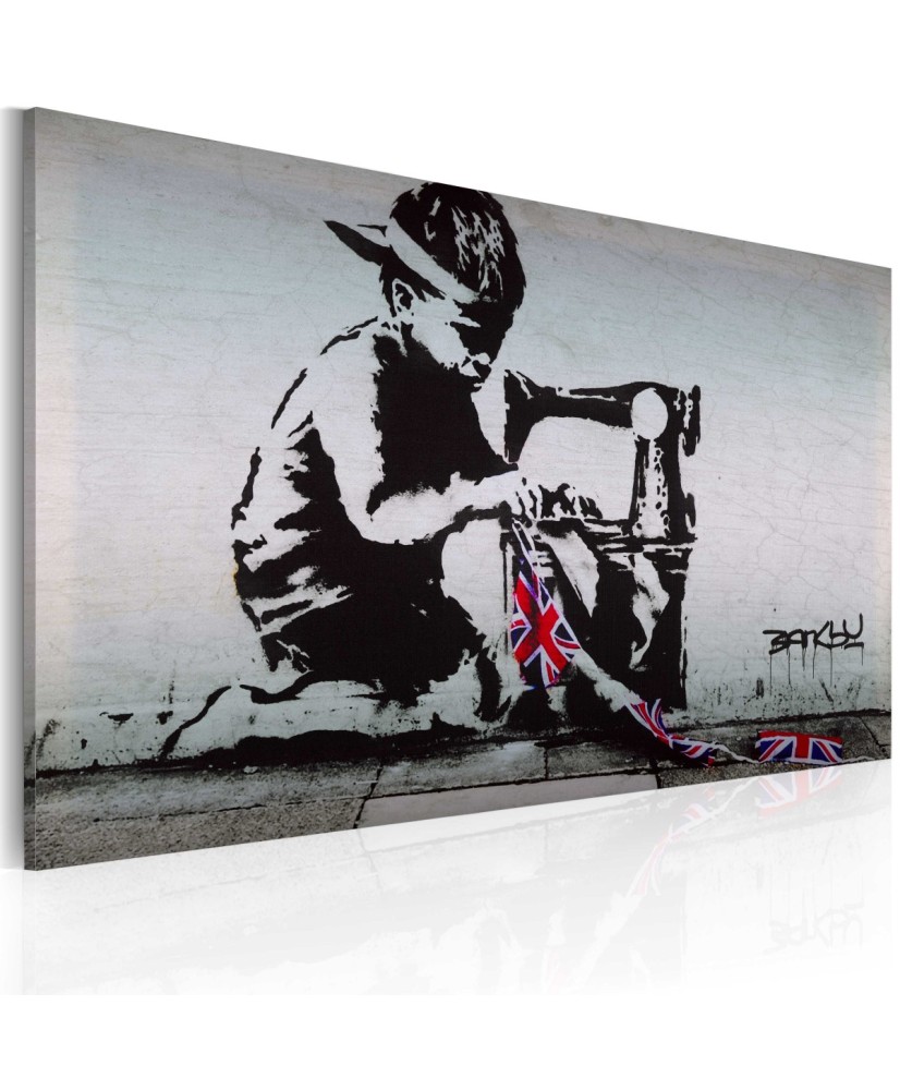 Paveikslas  Union Jack Kid (Banksy)