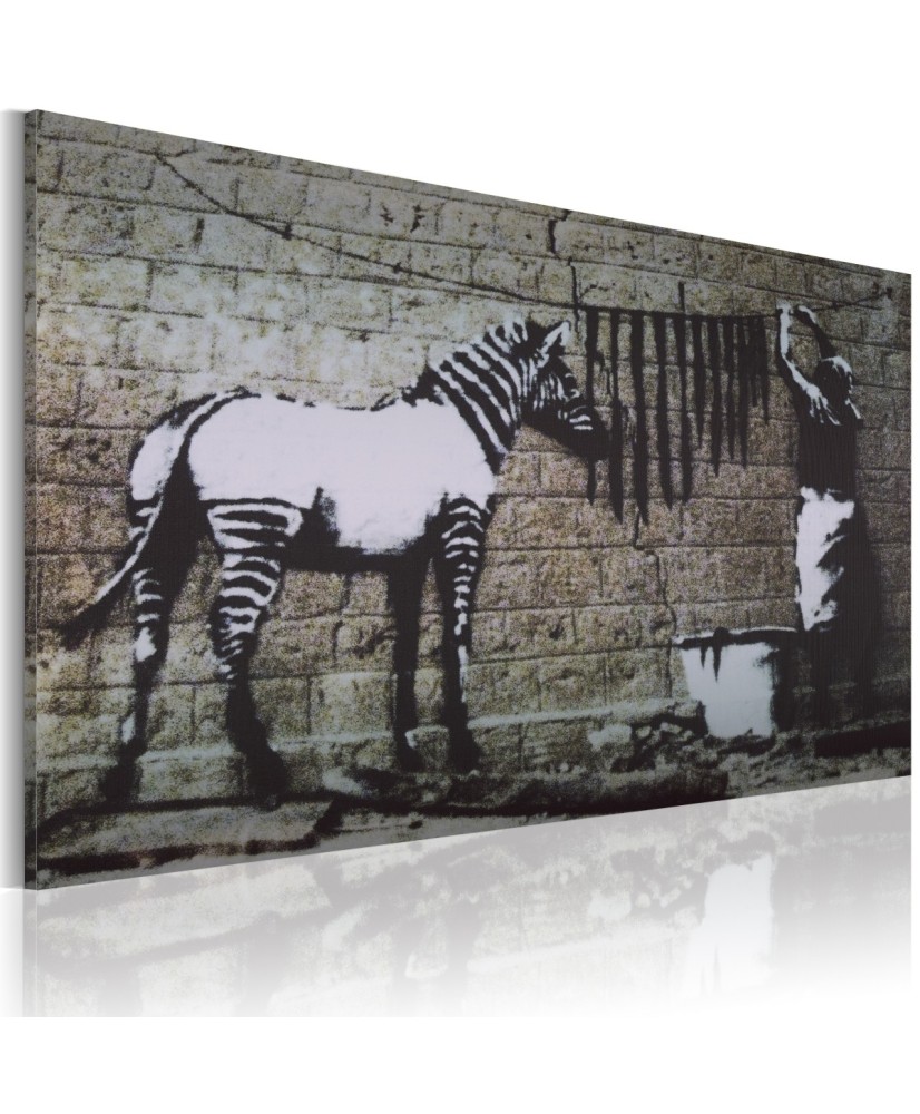 Paveikslas  Zebra washing (Banksy)