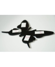 Sieninis laikrodis "Skrajojantys drugeliai. Apvalus su skaičiais"