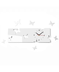 Sieninis laikrodis "Skrajojantys drugeliai. Horizontalus"