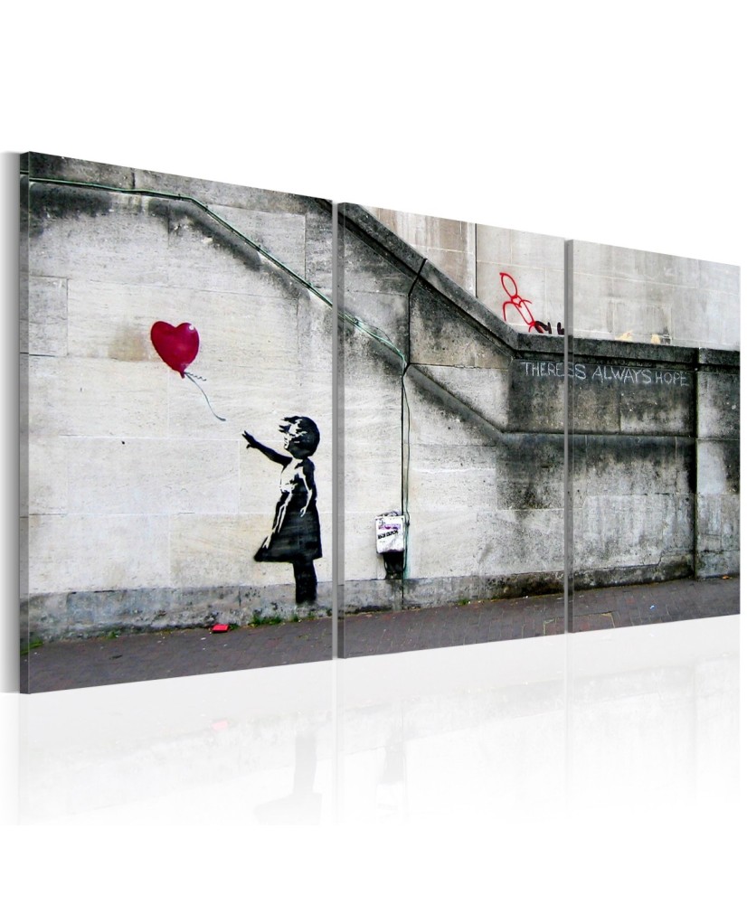 Paveikslas  There is always hope (Banksy)  triptych