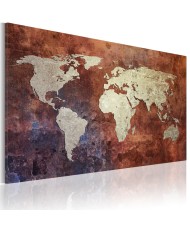 Paveikslas  Rusty map of the World