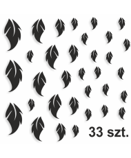 Sienų dekoracija "Veidrodiniai lapeliai"