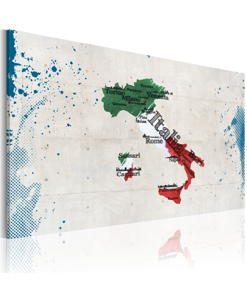 Paveikslas  Map of Italy