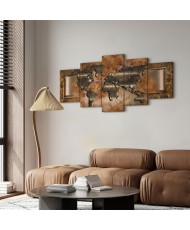 Paveikslas Metalinis pasaulio žemėlapis