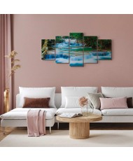 Paveikslas Mėlynas krioklys Kanchanaburi, Thailand