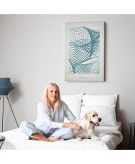 Paveikslas Paprasta mėlyna