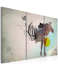 Paveikslas  zebra  abstract