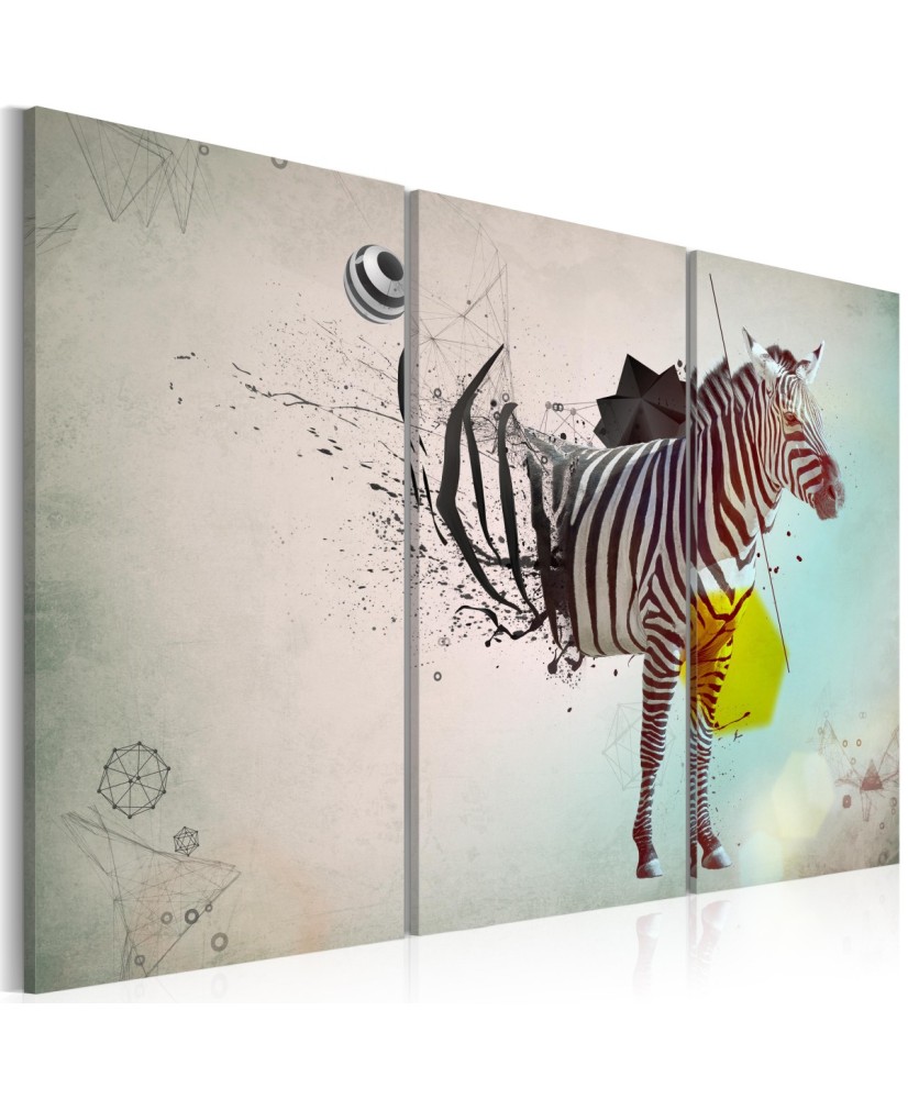 Paveikslas  zebra  abstract