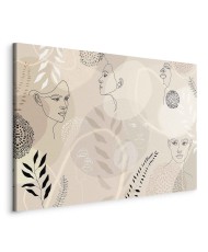 Paveikslas Moteriška linijinė grafika