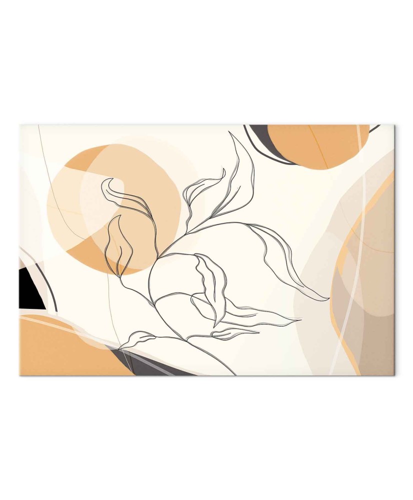 Paveikslas Peizažas su lapu