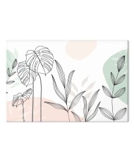 Paveikslas Pastelinė linijinė grafika