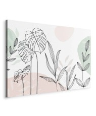 Paveikslas Pastelinė linijinė grafika