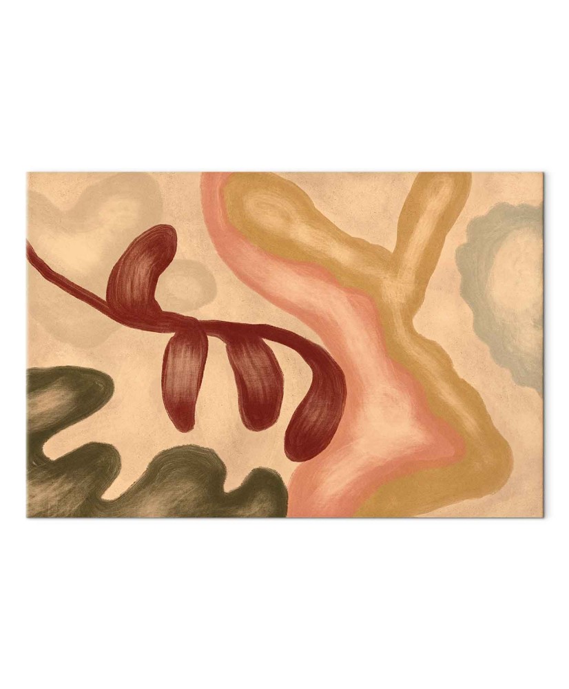 Paveikslas Spalvingos formos. Išsiliejusios figūros