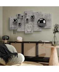 Paveikslas Rutuliai ir betonas