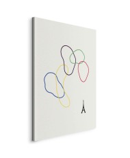 Paveikslas Skaitmeniniai spalvingi žiedai. Minimalizmas