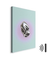 Paveikslas Metalinė forma. Abstrakti skulptūra