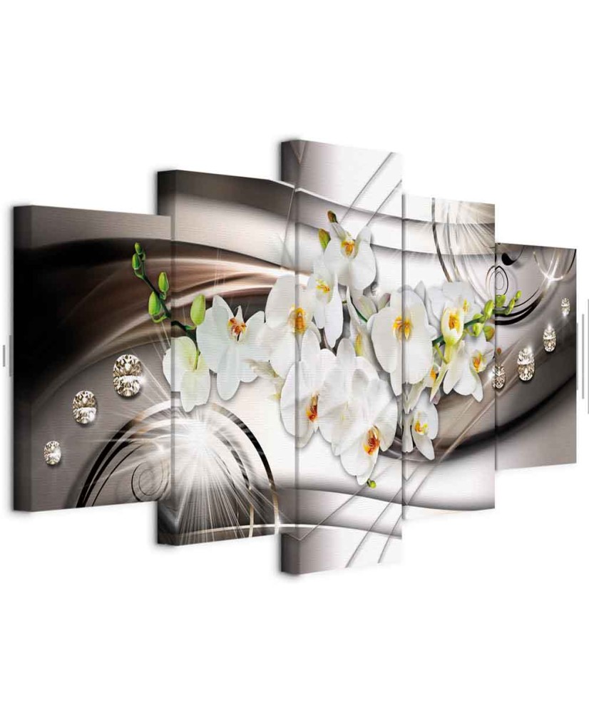 Paveikslas Orchidėja su deimantais