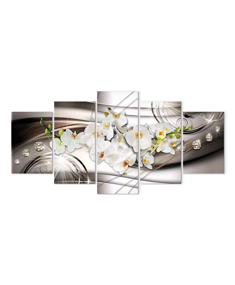 Paveikslas Orchidėja su deimantais