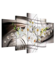 Paveikslas Orchidėja su deimantais