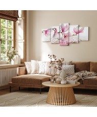 Paveikslas Rožinės magnolijos virš vandens