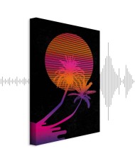 Paveikslas Palmių saulėtekis