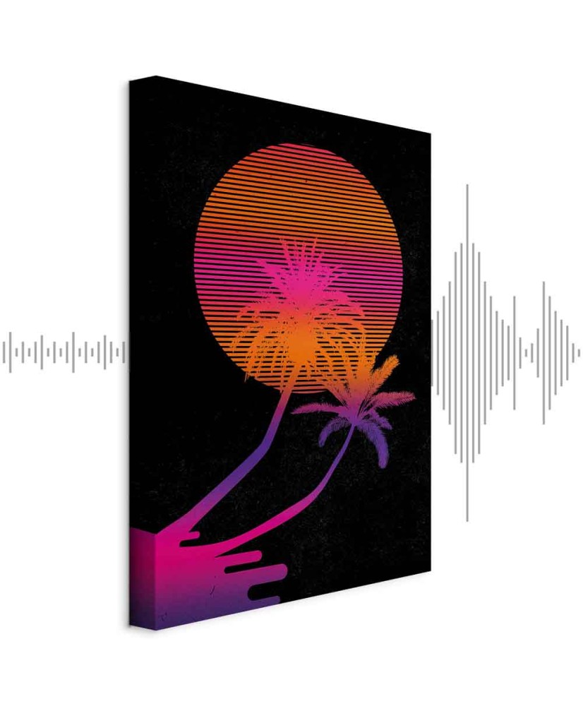 Paveikslas Palmių saulėtekis