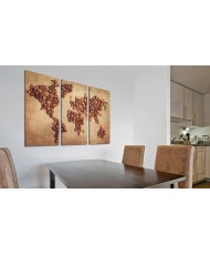 Paveikslas  Coffee from around the world  triptych