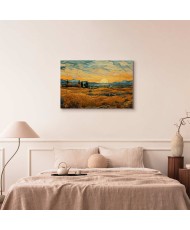 Paveikslas Impresionistinis laukų peizažas