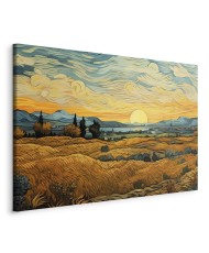 Paveikslas Impresionistinis laukų peizažas