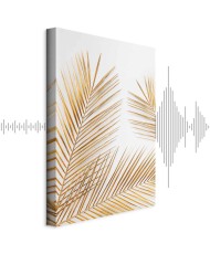 Paveikslas Auksiniai palmės lapai