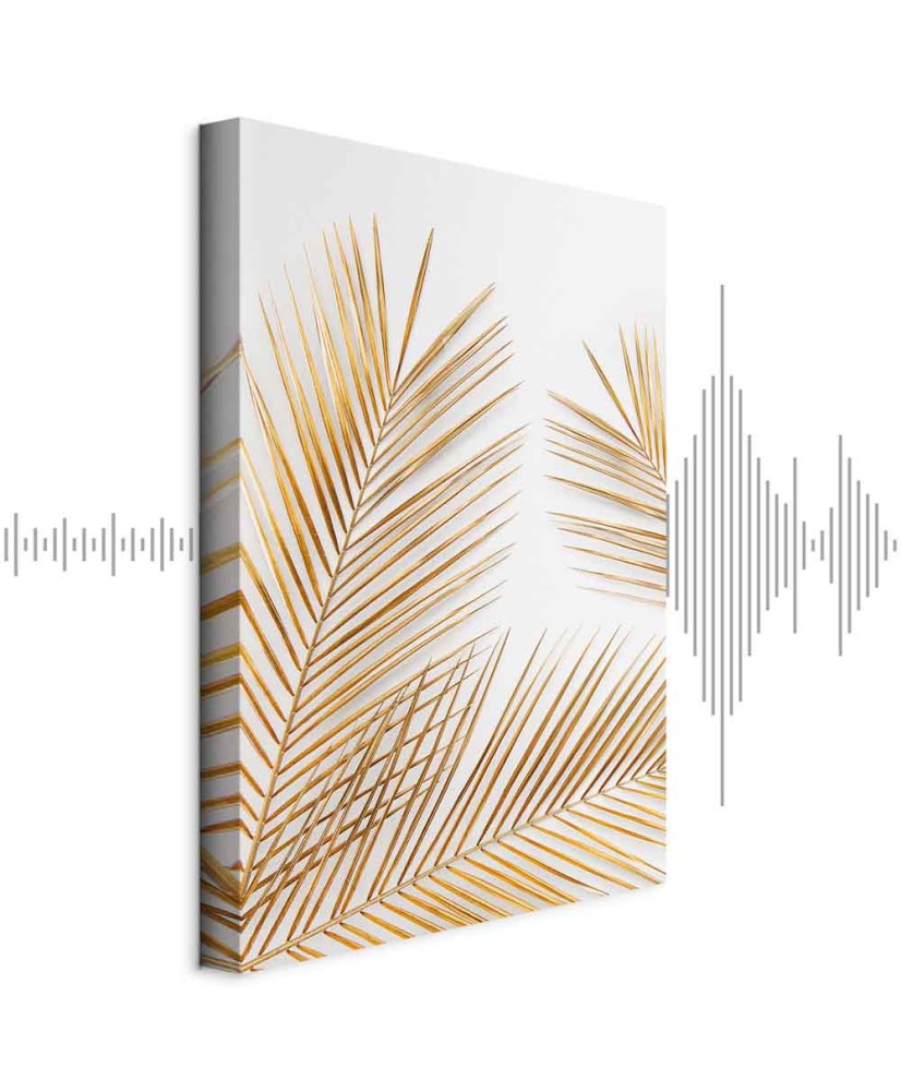 Paveikslas Auksiniai palmės lapai