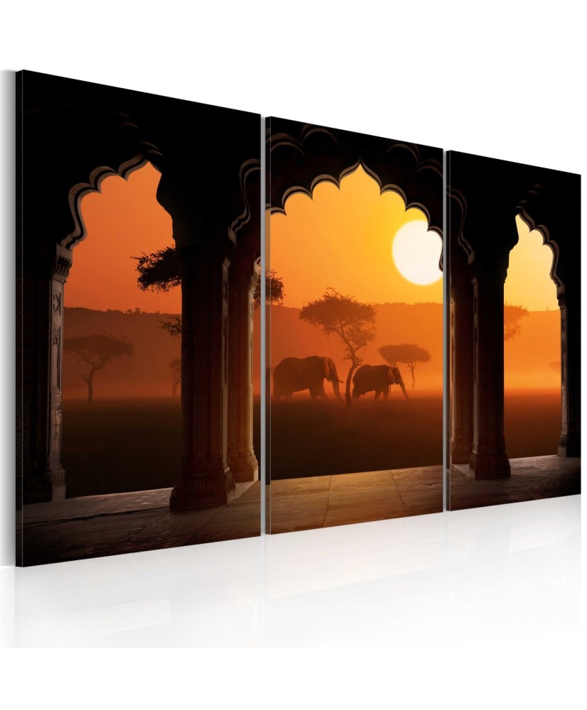 Paveikslas  The tranquillity of Africa  triptych