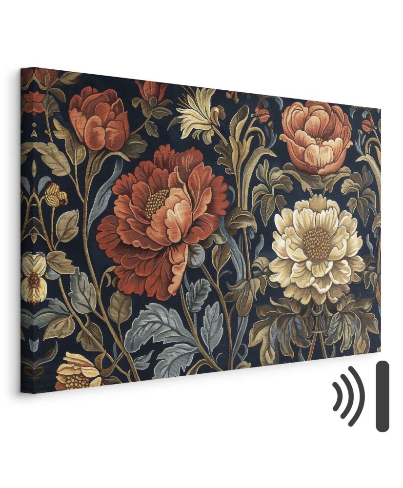 Paveikslas Retro gėlių raštai