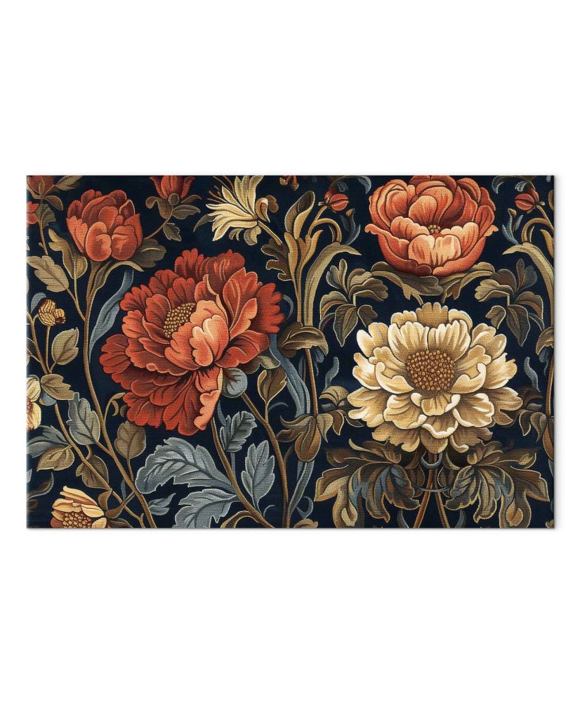 Paveikslas Retro gėlių raštai