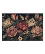 Paveikslas Gėlės turkio fone