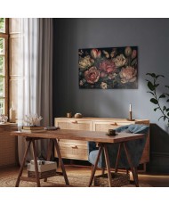 Paveikslas Gėlės turkio fone