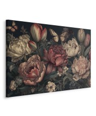 Paveikslas Gėlės turkio fone