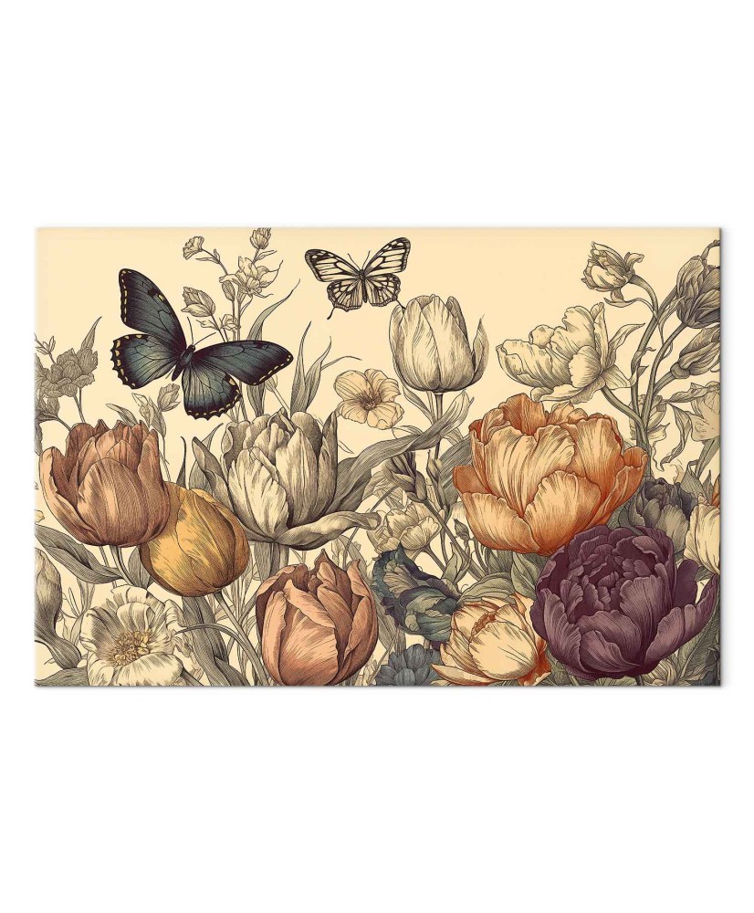 Paveikslas Tulpės švelniame fone