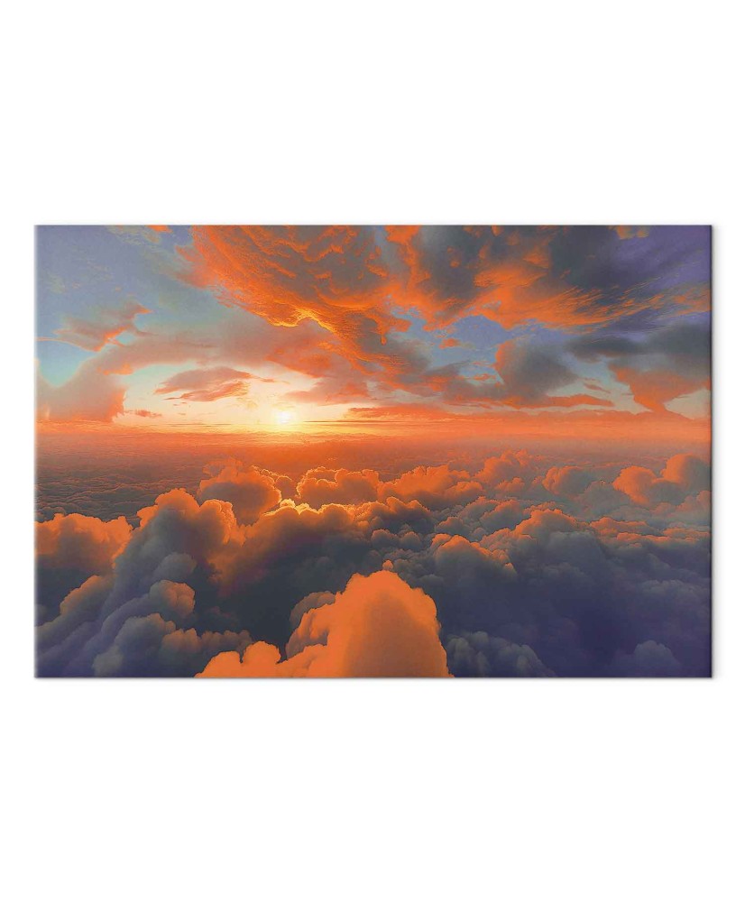 Paveikslas Aušros dangus debesyse